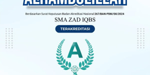 Foto SERTIFIKAT AKREDITASI SMA ZAD IQBS